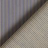 Tissu pour chemise à rayures verticales – bleu marine/beige,  thumbnail number 4