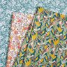 Tissu en coton Cretonne Jardin fleuri – pétrole légère/blanc,  thumbnail number 5