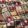 Tissu de décoration Gobelin Mini look crochet – noir/rouge,  thumbnail number 2