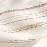 Tissu pour chemisier à rayures irrégulières – blanc,  thumbnail number 6