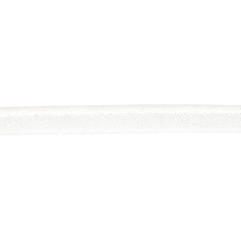 Galon passepoil Polycotton [10 mm] – blanc,  image number 1