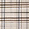Tissu pour manteau Mélange de laine Tissu gratté à carreaux – taupe clair/mocca,  thumbnail number 1