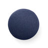 Bouton recouvert, Satin Duchesse – bleu jean,  thumbnail number 1