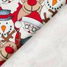 French Terry Sweat d’été Renne, Père Noël et bonhomme de neige – écru,  thumbnail number 4