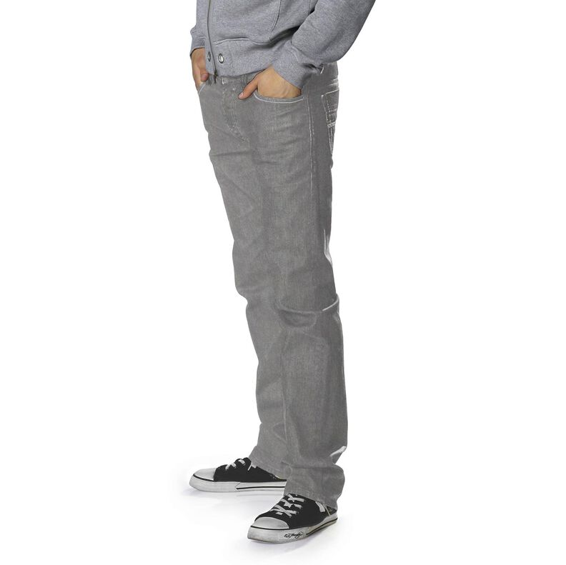 Denim de coton stretch mélangé moyen – gris,  image number 7