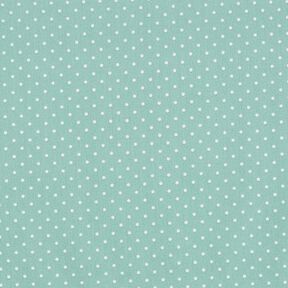 Coton enduit petits pois – bleu aqua, 