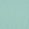 Coton enduit petits pois – bleu aqua,  thumbnail number 1