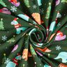 French Terry Sweat d’été Bébé dinosaure dans l'esprit de Noël | Glitzerpüppi – vert foncé/chili,  thumbnail number 3