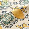 Tissu de décoration Gobelin Carreaux avec citrons – nature/jaune citron,  thumbnail number 2