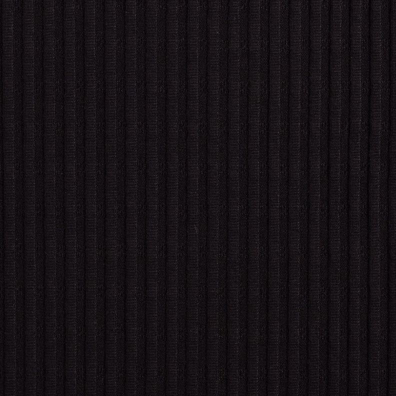 Jersey côtelé Modèle de tricot – noir,  image number 1