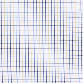 Tissu de coton Carreaux quadrillés – blanc/bleu, 