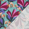 Tissu en viscose stretch Spring Garden | Nerida Hansen – bleu aqua/rouge bordeaux,  thumbnail number 4