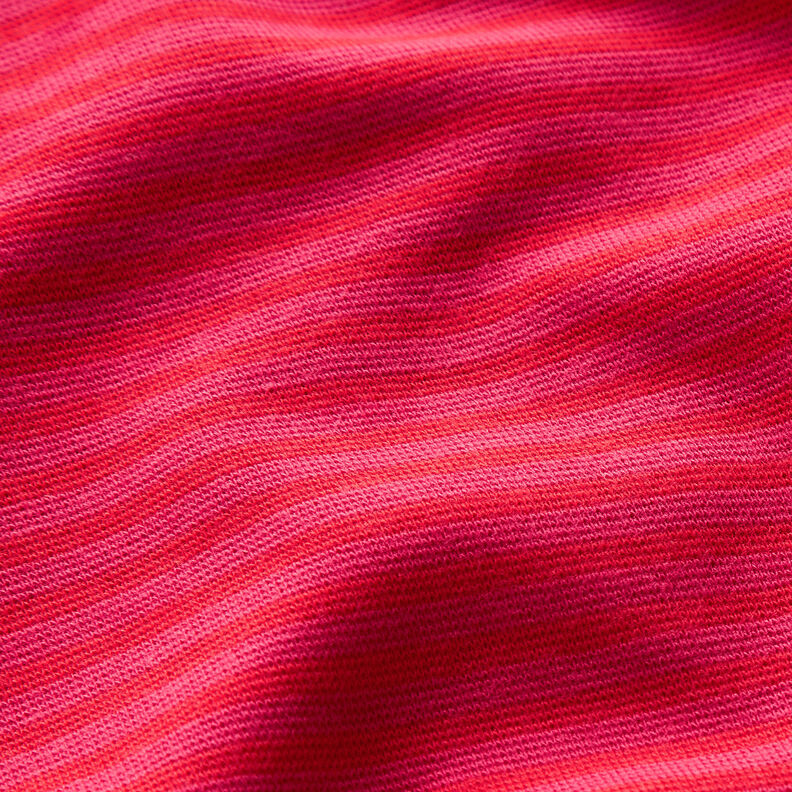 Bordures Tissu tubulaire à rayures – rouge feu/rose intense,  image number 2