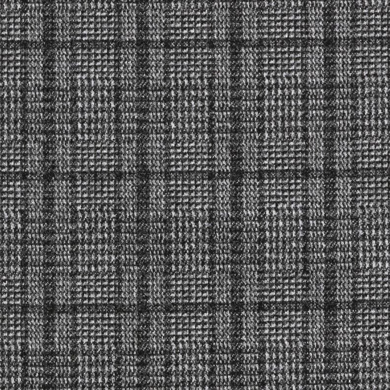 Maille pour manteau stretch Prince de Galles – gris clair/anthracite,  image number 1