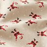 Tissu de décoration Semi-panama mini pères Noël – nature,  thumbnail number 2