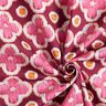 Tissu de décoration Canvas Aspect broderie – rouge bordeaux/rose vif,  thumbnail number 3