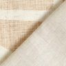 Tissu pour voilages Mélange lin Formes  – brun-marron/nature,  thumbnail number 4