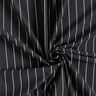 Tissu pour pantalon en stretch à fines rayures – noir/blanc,  thumbnail number 3