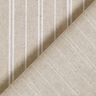 Tissu de décoration Semi-panama Rayures fines – nature/blanc,  thumbnail number 4