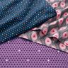 Jersey coton Pavo | Stoff&Liebe – bleu roi/rose intense,  thumbnail number 5