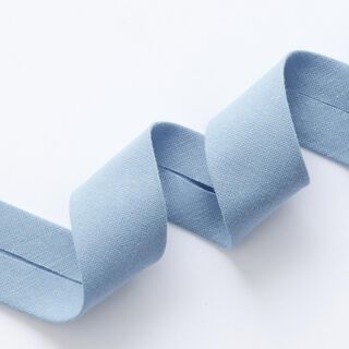 Biais Coton bio [20 mm] – jean bleu clair, 
