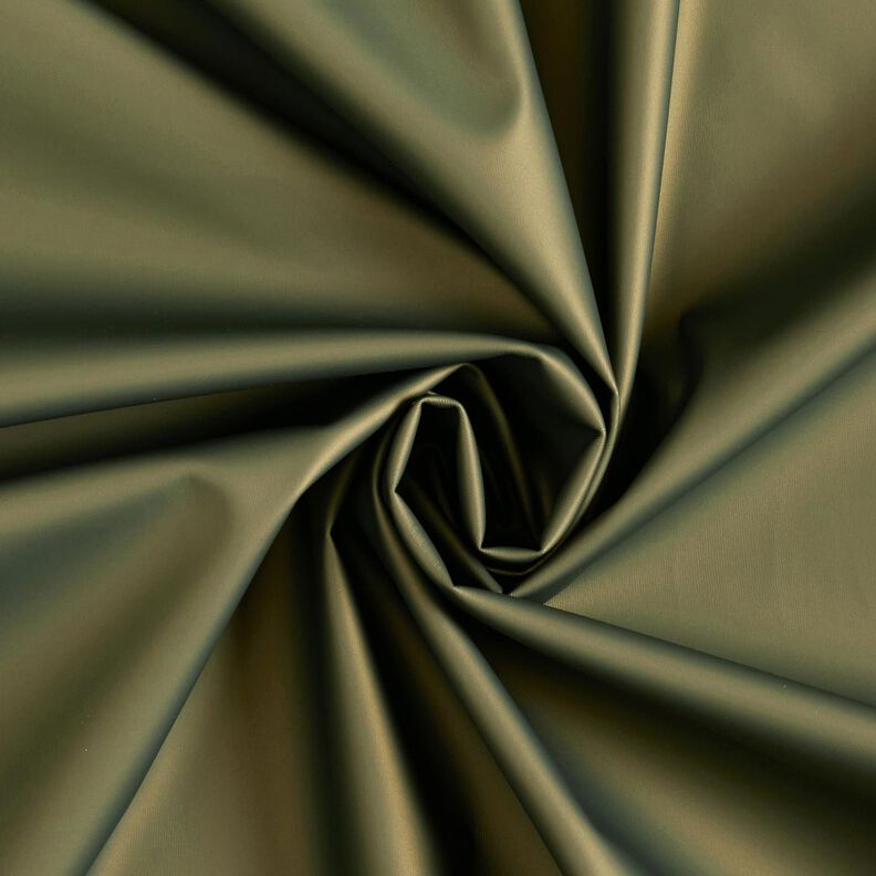 Tissu pour veste de pluie Métallique – olive foncé,  image number 1