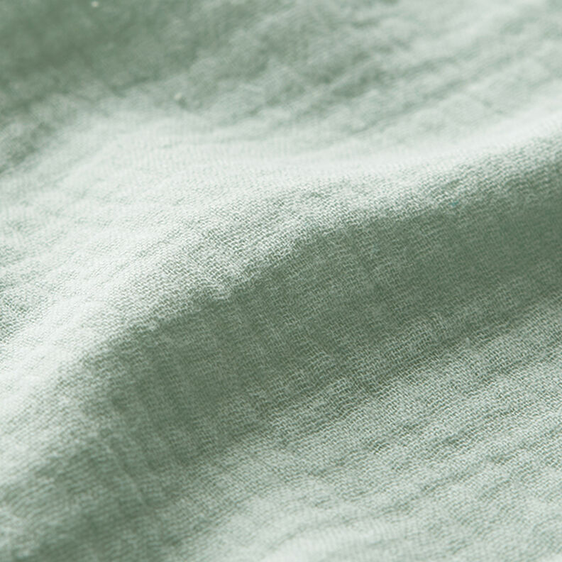 Tissu double gaze de coton – menthe,  image number 3