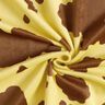 Girafe en fausse fourrure – jaune soleil/marron,  thumbnail number 4