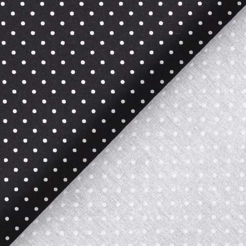 Popeline coton Petits pois – noir/blanc,  image number 6
