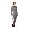 Maille Rayures horizontales à paillettes – gris,  thumbnail number 6
