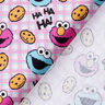 Popeline coton Tissu sous licence Cookie Monster et Elmo | Sesame Workshop – écru/rose,  thumbnail number 4