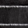Fourrure synthétique Rayures horizontales – noir/écru,  thumbnail number 1