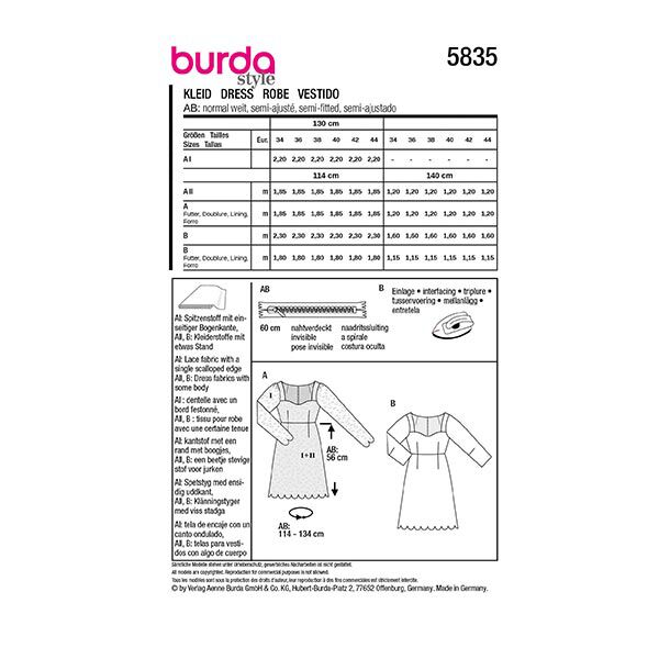 Robe | Burda 5835 | 34-44, image number 9