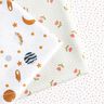 Tissu de décoration Satin de coton Espace – blanc/moutarde,  thumbnail number 5