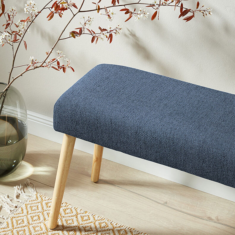 Tissu de revêtement Aspect sergé – bleu acier, image number 6