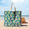 Coton enduit Pastellblumen | Poppy Fabrics – vert herbe/rose,  thumbnail number 9