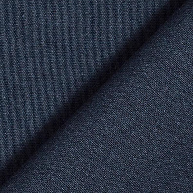Mélange viscose lin Uni – bleu marine, image number 3