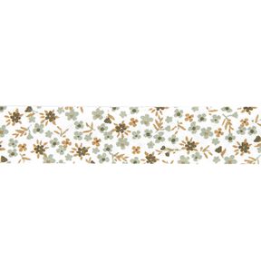 Biais petites fleurs [20 mm] – roseau, 