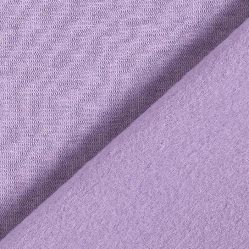 Molleton coton léger uni – mauve,  image number 5