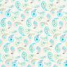 Lin mélangé Cachemire – ivoire/turquoise clair,  thumbnail number 1
