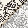 <h2>Tissu viscose Air Flow Coquillages, blanc cass&eacute;/noir &ndash; tiss&eacute; et imprim&eacute; num&eacute;riquement</h2>,  thumbnail number 4