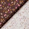 Tissu en coton Cretonne Petites branches – marron foncé/raisin,  thumbnail number 4