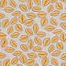 Tissu en coton Cretonne Feuilles artistiques – jaune curry,  thumbnail number 1