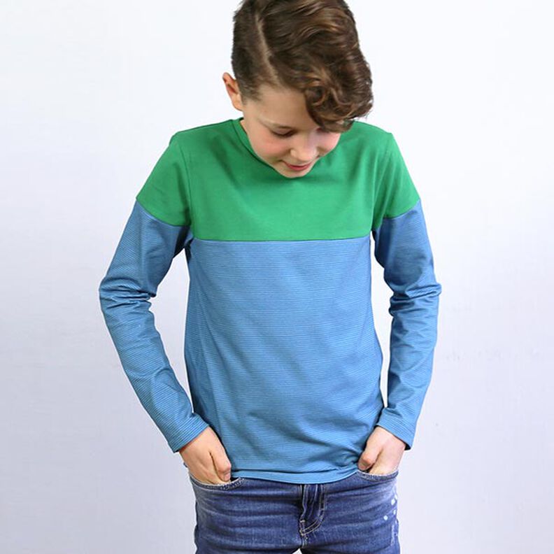 LEVI - Chemise à manches longues avec colourblocking, Studio Schnittreif | 86 - 152,  image number 3
