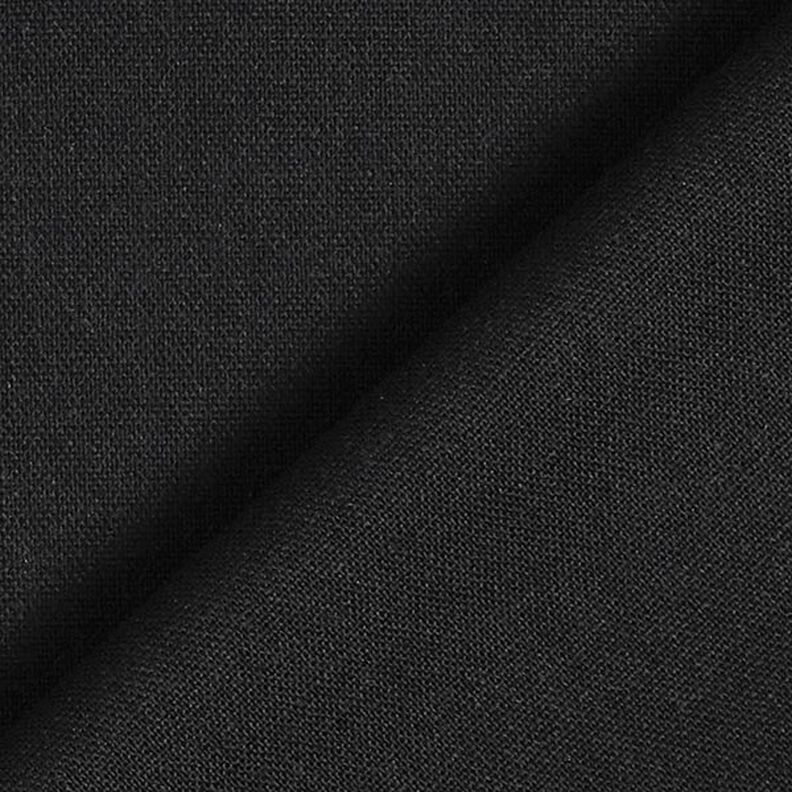 Mélange viscose lin Uni – noir,  image number 3
