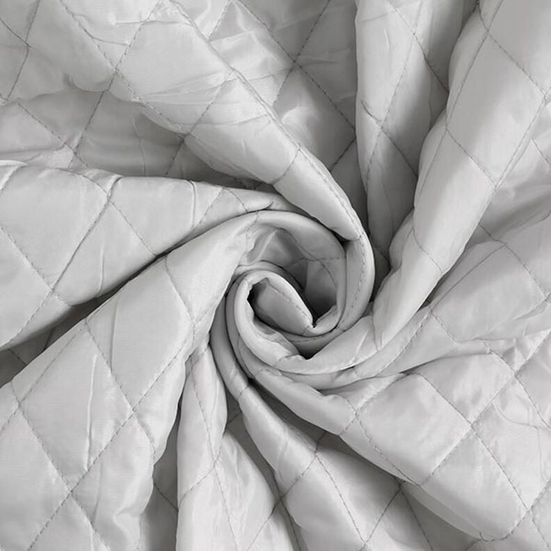 Doublure matelassée en losanges – argent,  image number 4