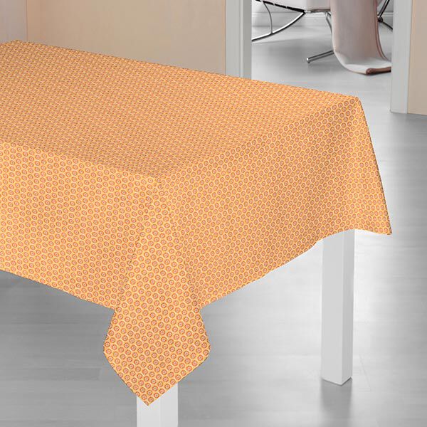 Cretonne de coton ornements de carreaux – orange/jaune orangé, image number 6