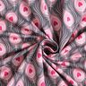 Jersey coton Pavo | Stoff&Liebe – gris schiste/rose intense,  thumbnail number 3