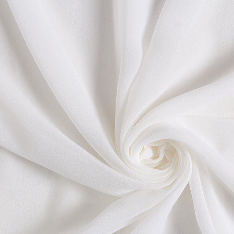Mousseline de soie – blanc,  image number 1