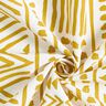 Tissu de décoration Canvas Ethno – moutarde/blanc,  thumbnail number 3